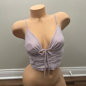 Urban Outfitters Lavender Crop Top